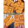 Fideos crujientes de huevas de cangrejo de la calle Jizhou, caja completa de fideos instantáneos, deliciosos fideos secos, bocadillos nostálgicos para los nacidos en los 80 y 90, disponibles para entrega