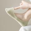 Calcetines de seda de hielo, calcetines náuticos de mujer, calcetines invisibles de corte bajo, finos, de silicona, antideslizantes, con tacón antideslizante, calcetines de mujer con parte inferior de toalla.
