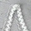 Encaje Hueco Elástico de Nylon de Seda de Pescado de Fila Única de 1.5 cm Tela para Ropa DIY Hecho a Mano Accesorios para Ropa de Bebé