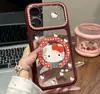 El Soporte de Espejo para Gato se vuelve compatible con el Estuche Cielo Estrellado Dopamina para iPhone 17promax 16 de Apple