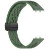 Adequado para Modelo Perfurado Huawei Band 11/11 Pro Huawei Band11Pro Fivela Dobrável Pulseira de Silicone