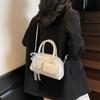 Moda de Alta Gama Nueva Retro Versátil Color Sólido Nicho Bolso de Mano Bolso Almohada Bolso Casual de Hombro Bajo el Brazo para Mujer