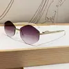 Óculos de sol sem armação de diamante estilo ins europeu e americano Kajia Xiaohongshu óculos de sol de metal moda feminina óculos de sol modernos masculinos transfronteiriços