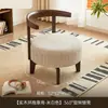 Banqueta para Cambiar Zapatos, Taburete Bajo para Entrada, Cojín Suave, Taburete para Vestíbulo, Taburete Redondo Simple, Taburete para Sofá de Sala de Estar del Hogar, Banqueta para Cambiar Zapatos en el Umbral