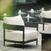 Sofá de Ocio para Exteriores Patio Invernadero Aleación de Aluminio Sofá Perezoso Muebles para Terraza Exterior Fábrica Transfronteriza Personalización