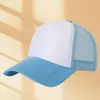 Gorra de Malla tipo Trucker para Combinación de Colores Transfronteriza, Malla Esponjosa, Logo Personalizado, Visera Solar de Verano para Exteriores, Impresión de Gorra de Béisbol