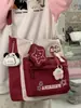 Bolso de Mano con Cremallera de Nailon para Campus Nuevo para Clases de Tutoría, Alto Valor Estético, Gran Capacidad, Bolso Cruzado de Hombro Portátil para Estudiantes