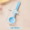 Colher Cerâmica Kt Sanrio Autêntica Colher Estilo Desenho Animado para Uso Doméstico, Colher de Sobremesa Criativa e Esteticamente Agradável, Colher de Sopa da Moda