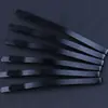Pinza para el pelo negra en forma de arco para flequillo de lado, diseño engrosado, tamaño grande, adecuada para mujeres