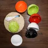 Tazón de Arroz Colorido de Melamina, Tazón de Plástico Resistente a Roturas, Tazón Doméstico para Comida Rápida, Avena, Sopa, Vajilla de Imitación Porcelana, Comercial