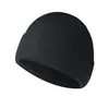 Gorra de Lana para Hombre Transfronteriza 2025 Nueva de Invierno Cálida Tejida Forrada de Felpa Engrosada Negra para Exteriores para Hombres