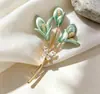 Nova Broche de Liga Alta Gama Nicho Feminino Atacado Peônia Pino de Alta Gama Casaco Terno Broche Versátil de Alta Gama