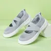 Nuevos Zapatos Planos Casuales de Primavera/Verano para Madres, Zapatos Transpirables para Personas Mayores, Zapatos de Moda, Cómodos y Ligeros para Mujeres de Mediana Edad