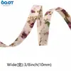 Fita de Tecido Floral Prensado Fita Composta Laço Artesanal DIY Acessórios de Cabelo Fita Decorativa de Tecido DIY