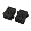 Adaptador HDMI hembra a hembra directo de fábrica de 180 grados con orejas para panel HDMI con orificios para tornillos