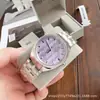 Reloj Vivian Nuevo Estilo Esfera Rosa Emperatriz Reloj para Mujer Reloj Azul Hielo Triturado Morado Fruta del Dragón Blanco Luz de Luna Reloj de Pulsera