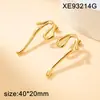 Conjunto de Colar com Laço Abstrato Banhado a Ouro em Aço Titânio de Luxo Leve Corrente de Clavícula Versátil da Moda Joia com Senso de Design de Nicho