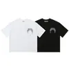Estilo Americano Ojos de la Verdad Calle de Moda Casual Estampado de Letras Etiqueta Pequeña Casual Simple HOE Camiseta de Manga Corta Holgada Verano Marca de Moda
