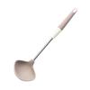 Utensílios de cozinha de silicone de qualidade alimentar, espátula de cozinha antiaderente, espátula de sopa doméstica, escorredor, conjunto de quatro peças