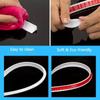 Umbral de Baño Tira Retenedora de Agua Silicona Suave Tira Retenedora de Agua para Encimera de Cocina Tira Selladora Impermeable para Baño Tira Retenedora de Agua para Inodoro