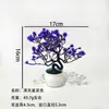 Planta artificial decorativa de pino de bienvenida en maceta para interior y exterior, nuevo arreglo de estilo chino para estudio y sala de estar, flores artificiales, plantas verdes, bonsái, maceta pequeña