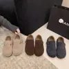 Zapatos de Algodón de Lana para Mujer Otoño e Invierno 2025 con Forro Polar, Zapatos Cálidos Grises de Piel Sintética, Zapatos Birkenstock sin Cordones, Zapatos Cómodos con Aumento de Altura Interior