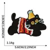 Dachshund Lindo Estilo Coreano Autoadhesivo Bordado en Tela Decoración DIY Funda de Teléfono Bordado Accesorios de Ropa Parche de Tela
