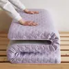 Colchón de Piso de Algodón Burbuja y Fibra de Soja para Dormitorios Estudiantiles, Colchón Compuesto de Cuatro Capas, Suave y Antideslizante, Personalizable