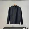 Sudadera de alta calidad para otoño e invierno con forro polar, alta elasticidad, cuello alto con media cremallera, camiseta de manga larga para deportes al aire libre, capa interior cálida