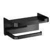 Estante para Lavado Facial sin Taladro Portarrollos de Papel Caja de Pañuelos para Baño Montado en Pared Baño Inodoro Baño