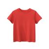 Roupas infantis da marca GRRR verão 2024 camiseta infantil de manga curta roupas de publicidade camisa básica de meia manga lisa masculina e feminina