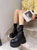 Botines Gruesos Imprescindibles para Personas Bajitas. Súper Populares y de Moda Nueva Versión de Botas Versátiles para Mujer para Otoño 2025