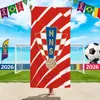 Toalla de Playa Copa Mundial 2026, Usa, Canadá y México Equipo de Fútbol Microfibra Secado Rápido Absorbente Toalla de Baño, Toalla Deportiva