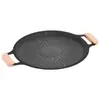 Parrilla para barbacoa, barbacoa doméstica para exteriores, olla de Maifanite, estufa de cartón, placa de hierro estilo coreano, cocina de inducción