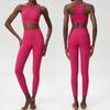 Traje de yoga de tiras de hojas de sauce con envoltura alta para mujer, talla grande, elástico, ajustado, para correr, deportes, fitness, conjunto de dos piezas