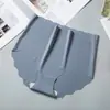 En Stock Borde Ondulado Transfronterizo Levantamiento de Glúteos Cintura Alta Seda de Hielo Sin Costuras Calzones Mujer Color Sólido Transpirable Entrepierna Fina de Algodón Calzones para Dama