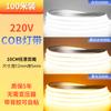 Fita de LED COB Super Brilhante Alta Tensão 220V Exterior À Prova d'Água Casa Sala de Estar Teto Autoadesiva Teto Engenharia Fita de Luz Suave