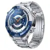 Adequado para Pulseira de Relógio de Metal Titânio Huawei Extraordinary Master 2, Pulseira de Relógio de Metal Titânio 22mm de Liberação Rápida Tipo Botão, Mesmo Estilo