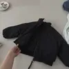 Chaqueta de Algodón para Niños 2026 Primavera y Otoño Marca de Moda para Niños Abrigo Acolchado Bebé Niño Pequeño Engrosado Cuello Alto Chaqueta de Béisbol