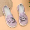 Zapatos Casuales de Suela Suave, Cómodos y Versátiles para Madres de Mediana Edad y Mayores, Zapatos de Mujer, Zapatos Planos Transpirables, Antideslizantes