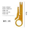 Pelacables, pequeño pelacables, herramienta para cables, alicates para crimpar cables, cuchillo amarillo pequeño, pelacables
