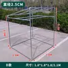 Estante Secador de Ropa de Acero Galvanizado Personalizado Engrosado Balcón Tejado Toldo Estante de Pie Inclinado Celosía para Uvas Estructura de Invernadero