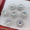 Caja Mágica Mariposa de Diamante Calabaza Corazón Flor Redonda Multicolor Ocho Agujeros Separadores Cuentas DIY Pulsera de Cuentas Accesorios para Collares
