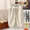 Pantalones de florales tipo linterna para primavera y otoño de niña, pantalones casuales elásticos en la cintura para bebé, pantalones tipo harén con ribete de encaje para niños pequeños y medianos, estilo delgado