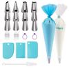 Amazon Juego de 33 Boquillas para Decorar, Boquilla para Decorar Pasteles, Manga Pastelera de Eva, Molde para Magdalenas de Silicona