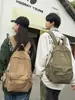 Mochila Estudiante Nueva Simple de Alto Valor Gran Capacidad Moda Ligera Unisex Versátil Almacenamiento Bolso de Doble Hombro