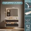 Hotel placa de roca viento lavabo integrado sin costuras doblado en caliente combinación mueble de baño inodoro mesa de lavado juego de lavabo