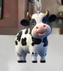 Nuevo Adorno Colgante de Coche de Vaca de Dibujos Animados Navideño Transfronterizo Adorno Colgante para Árbol de Navidad Regalo de Cumpleaños Decoración del Hogar