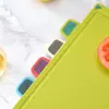 Tabla de cortar clasificada a prueba de moho Cocina Hogar traje Tabla de cortar de cuatro piezas para bebé Fruta Suplemento alimenticio Tabla de cortar de plástico