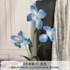 Nova Decoração de Salão de Casamento de Luxo Flores Artificiais para Exibição na Sala de Estar de Casa, Flores de Simulação de Orquídea Íris